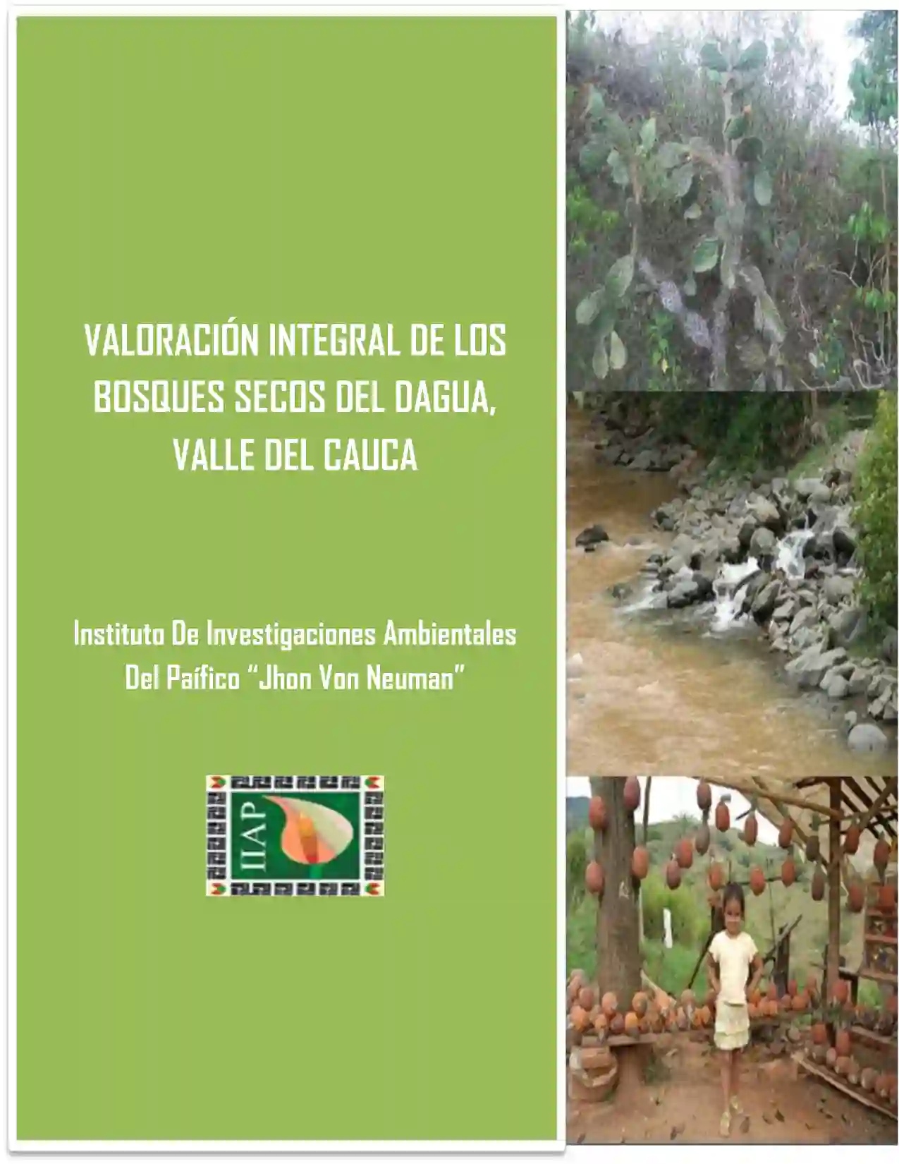 Portada Valoración integral de los bosques secos del Dagua-Valle del Cauca