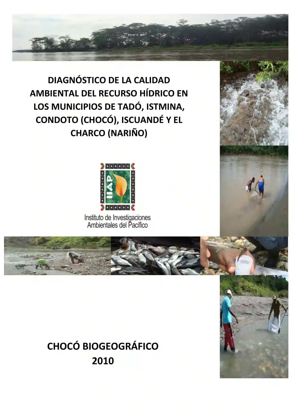 Portada Calidad ambiental del Recurso hídrico San Juan y Tapaje