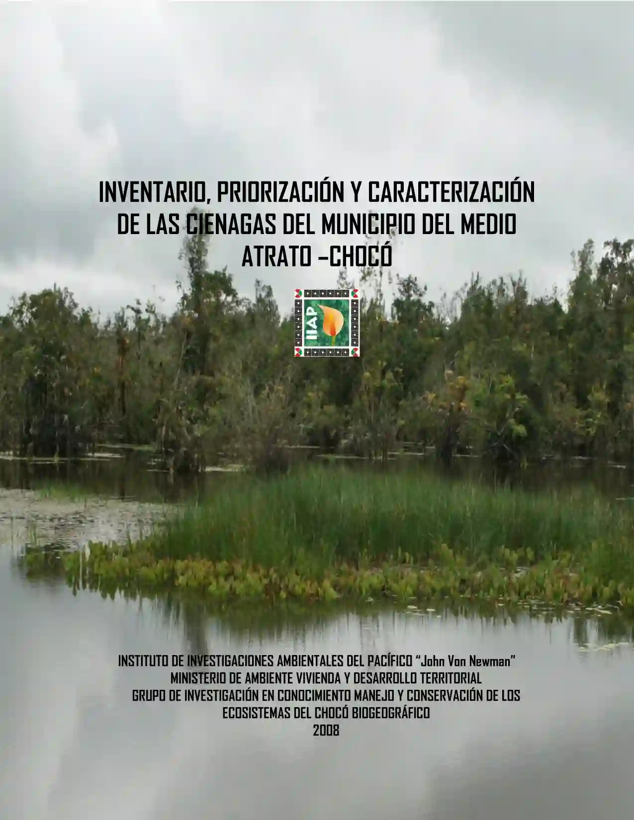 Portada Inventario Priorización y Caracterización de la Ciénaga Grande de Beté